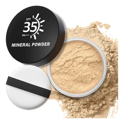 Polvo Mineral Compacto Ionsgako 0,35 Oz, Tono Claro