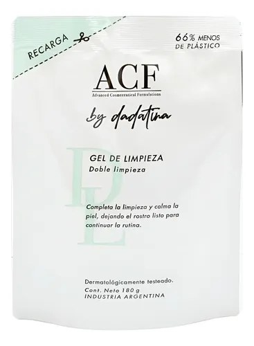 Acf Dadatina Refill Gel De Limpieza Doble Facial Apto Vegano