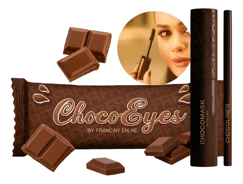 Set Mirada Chocolate Máscara Pestañas Vitamina E +delineador Marrón