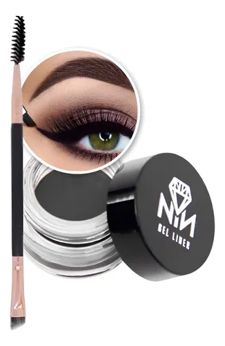 Delineador En Gel Liner Con Pincel Duo Angular Nathacha Nina