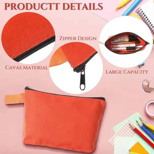 Bolsas De Maquillaje Saintrygo Canvas Travel Cosmetic, 10 Un