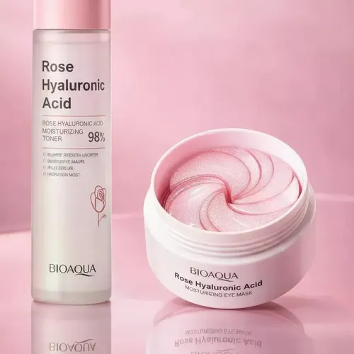 Combo Skincare Bioaqua Tónica Rosa + Eye Parks
