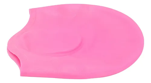 Gorro De Baño Impermeable Rosa De Silicona Para *.*