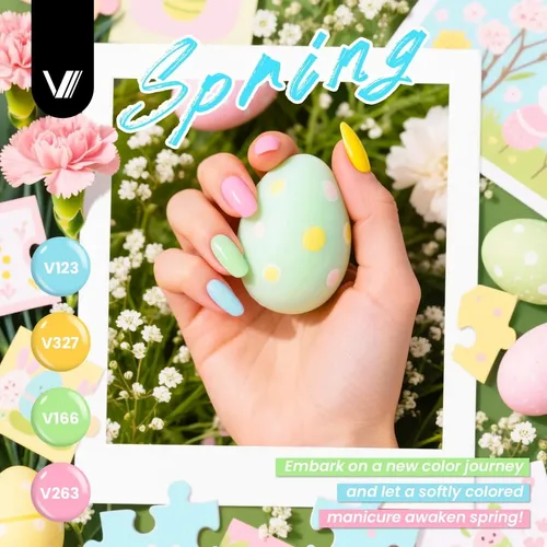 Set Esmaltes Gel Vanreesa 60 Pcs 55 Colores 4top Coat