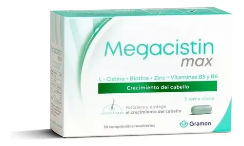 Megacistin Max Anticaida Fortalecedor Del Cabello X30 Comp
