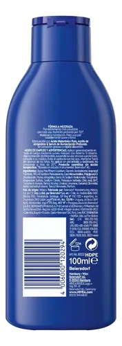 NIVEA Crema Corporal Milk Nutritiva 100ml