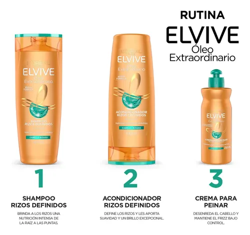 Acondicionador Elvive Oleo Extraordinario Rizos 200ml