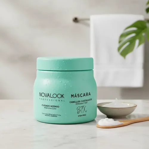 Mascara Novalook Btx Cabello Castigado Cuidado Intenso 250ml