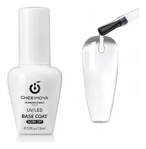 Base Coat Esmaltes Permanentes Uñas Manicure Cherimoya 15ml