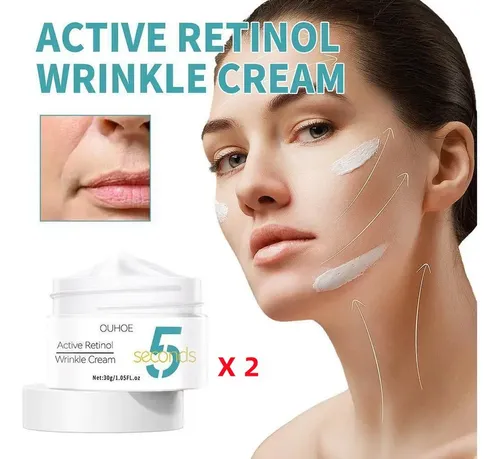 I 2x Instant Rugas Removedor De Rugas Crema Retinol