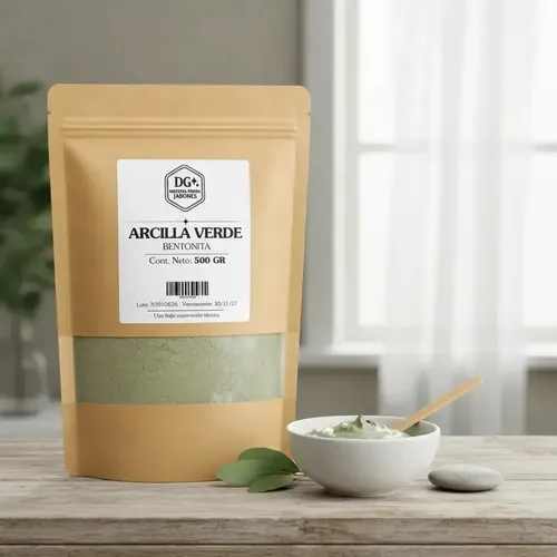 Arcilla Verde Bentonita Marca Dg X 500 Gr
