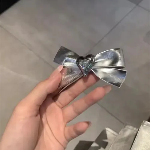 Broches De Piel Con Forma De Pico De Pato Para El Pelo, Fleq