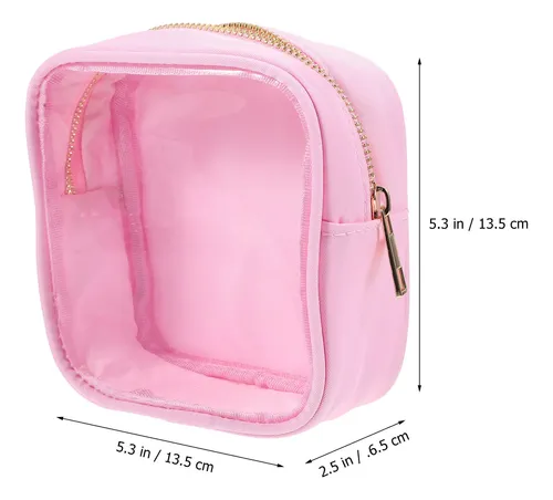 Bolsa De Maquillaje De Viaje Con Cremallera, Bolsa Para Cosm