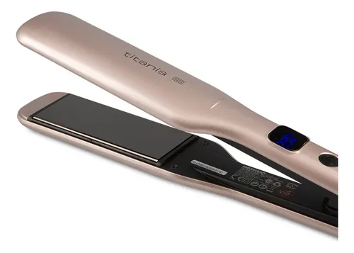 Plancha Para Cabello Digital Planchita De Pelo De Titanio Rosa