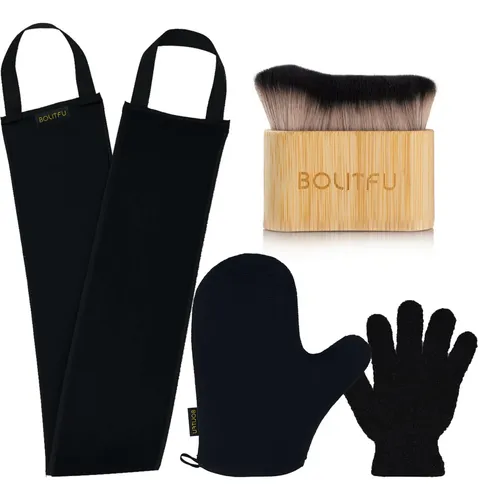 Kit Aplicador Con Guante Para Autobronceado Bolitfu 4 Piezas