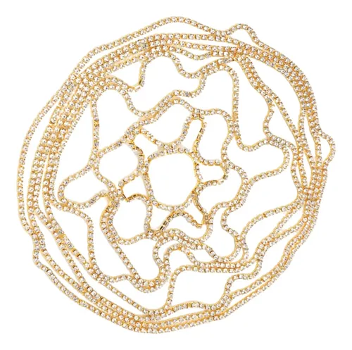 1 Uds., Cadena Para El Cabello, Accesorios Para La Dorado