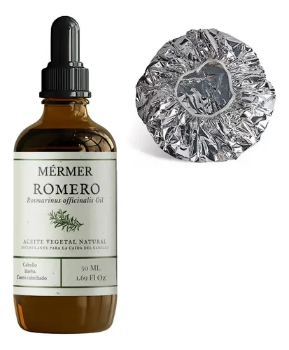 Aceite Romero Crecimiento Del Cabello 50 Ml + Gorro Térmico
