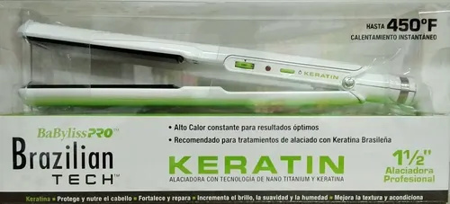 Plancha Planchita Babyliss Brazilian 450f Alisado Keratina