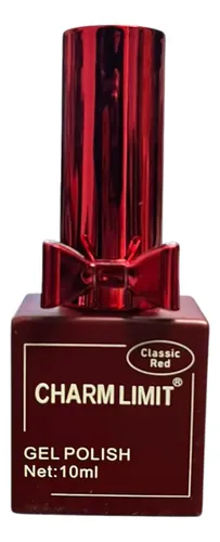 Esmalte Semipermanente Charm Limit Classic Red Manicura 10ml