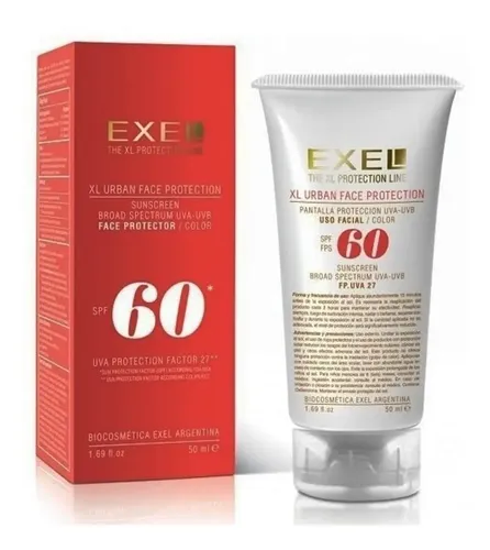 Protector Solar Exel Face Protection Con Color FPS 60 50ml