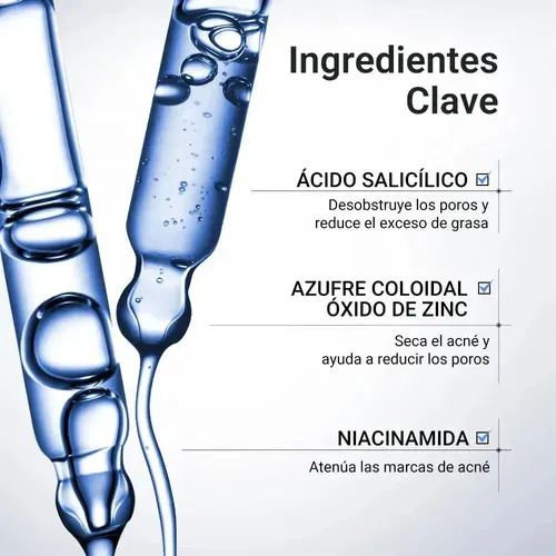 Aatónico De Ácido Salicílico Con Aceite Y Control De Porosss