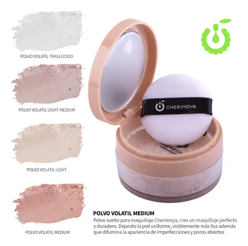 Polvo Volátil Para Maquillaje Varios Colores 11 Gr Cherimoya