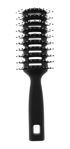 Cepillo De Cabello Negro X 2 Para Atención De Belleza