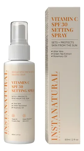 Spray Fijador De Maquillaje Instanatural Spf 30 Con