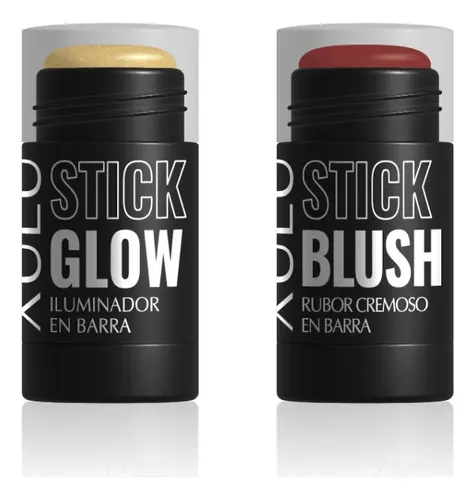Set Stick Glow Blush Iluminador Y Rubor En Barra Xulu Tono Del Maquillaje Rosy – Daylight