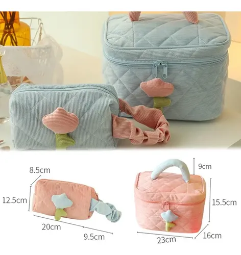 #*~ Bolsa De Cosméticos De Flores De Tulipán For Mujer De S*