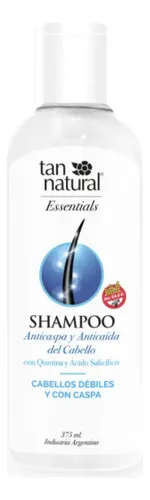 Tan Natural Shampoo X375 Ml Anticaspa Y Anticaída