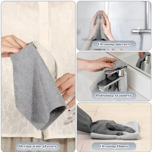 Toallitas Limpiadoras Reutilizables Para El Hogar, Toallas D