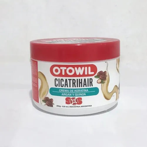 Baño De Crema Cicatrihair Keratina, Argán Y Quinoa X 250gr