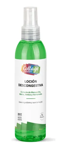 Locion Descongestiva Extracto Manzanilla Malva 200cc