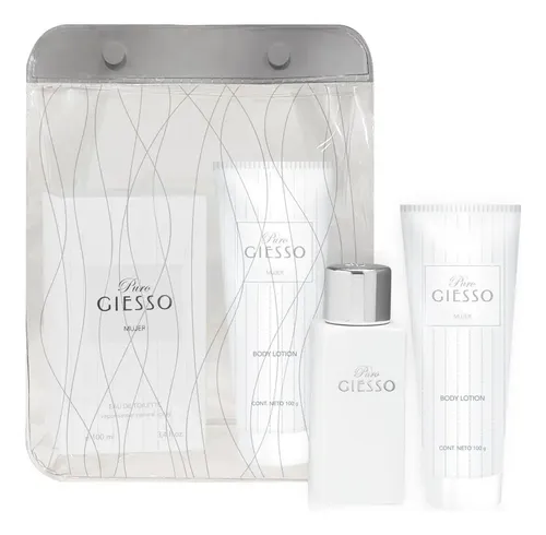 Perfume Giesso Puro EDT 100 mL Floral Mujer + Body Lotion 100 g