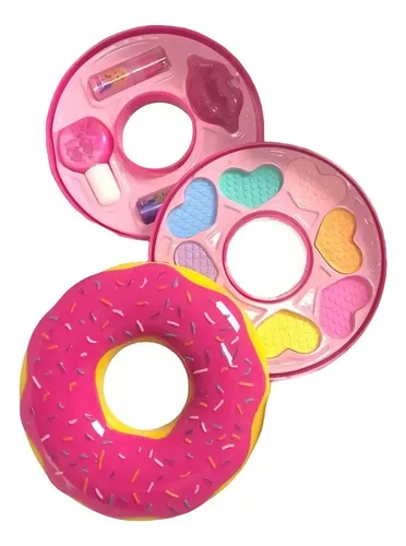 Set de Maquillaje y Uñas Sebigus Para Niños Con 7 Sombras y 2 Labiales