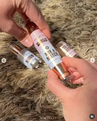 Base + Iluminador 2en1 Mix & Match Split And Combine Pink21