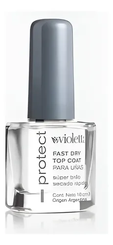 Top Coat Fast Dry Super Brillo Secado Rápido By Violetta