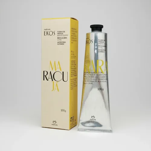 Crema Masajes Fluido Antiestres Cutaneo Natura Ekos Maracuya