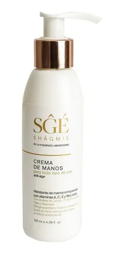 Crema De Manos Hidratante Shagmie Anti Age Vitamina 130ml