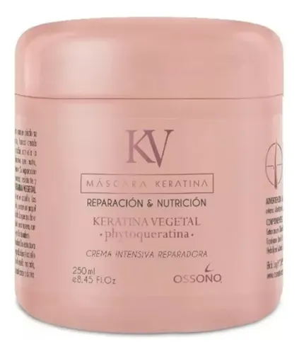 Ossono Keratina Sh 250ml +mascara 250 Ml + Protector Térmico