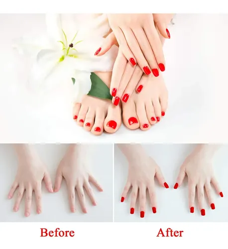 30 Caps De Silicona Para Remover Esmalte De Uñas Boao