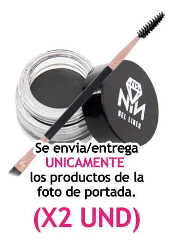 Delineador En Gel Liner Con Pincel Duo Angular Nathacha Nina
