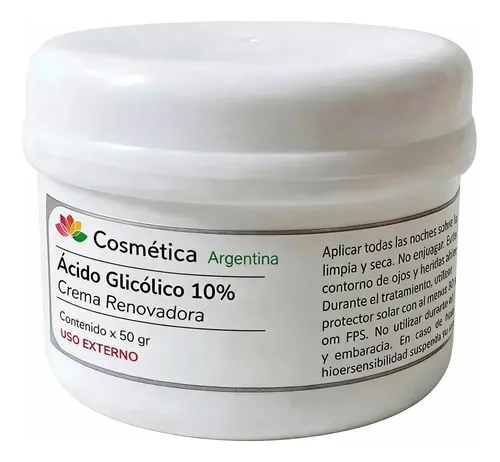 Crema Renovadora C/ Ac. Glicolico Arrugas Manchas Cicatrices