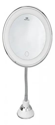 L Espejo De Maquillaje Led Con Aumento De 10x Y Brillo Z
