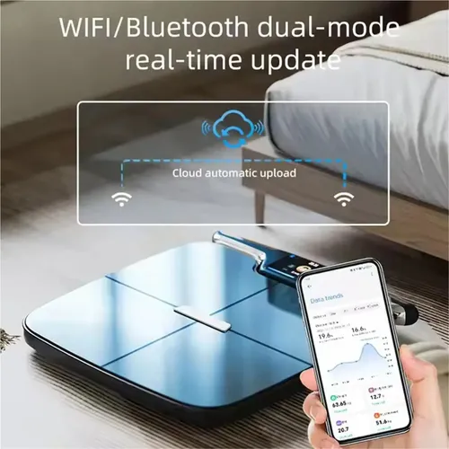 Báscula De Baño Digital Con 8 Electrodos For Medir El Peso