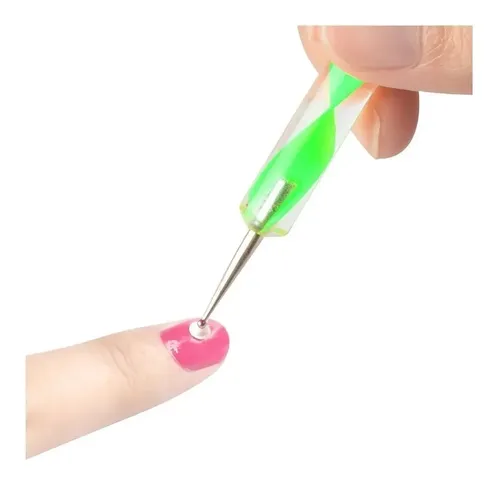 Kit X 5 Pinceles Dotting Pen Doble Punta