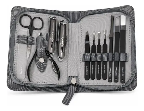 Set Manicura Genki 12 Piezas Profesional Uñas Alta Calidad