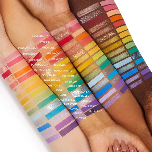 Paleta Sombras ColourPop 30 Tonos Fade Into Hue Brillante Hipoalergénica
