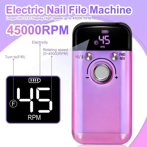 Torno Uñas Profesional Portátil Recargable Manicura V6